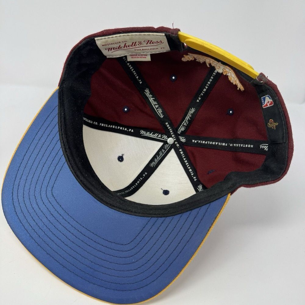 Clevekand Cavaliers Sword C Hat Cap Snapback Mitchell &‎ Ness Vintage - Picture 10 of 13